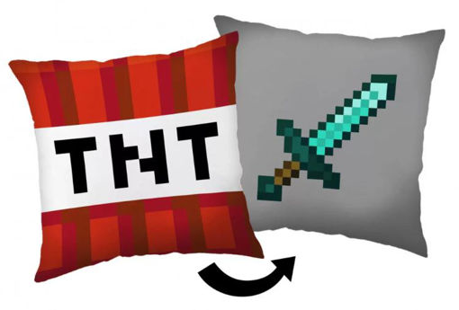 Picture of MINECRAFT TNT SWORD CUSHION 40X40CM